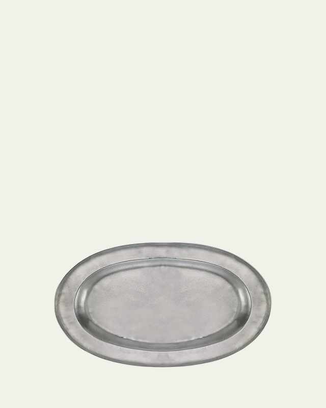 Large Antiqued Oval Platter